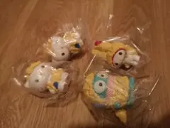 カプセルトイ 4体セット ハローキティ　マイメロ　ハンギョドン