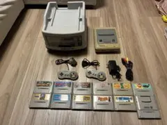 【セット】スーパーファミコン本体 ステーションラック ソフト12本