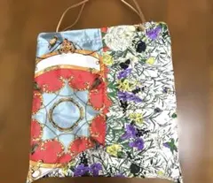 manipuriマニプリ リバーシブルスカーフプリントショルダートートバッグLのサムネイル