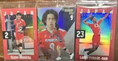 日本代表 バレーボール選手カード 3枚セット