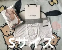 メンズ　ホワイト　Calvin Klein ボクサーパンツ　ボクサーブリーフ