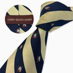 CHAPS RALPH LAUREN シルクネクタイ ホースヘッド ストライプ柄のサムネイル