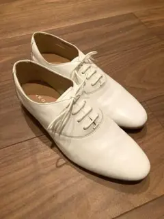 【ピース様】REGAL ホワイト レザー レースアップシューズ