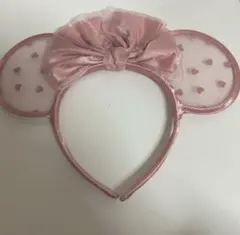 ディズニー　ミニー　カチューシャ　レース