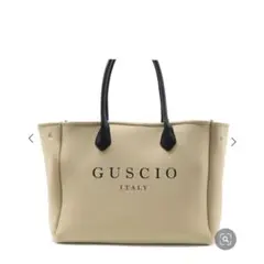 GUSCIO トートバッグ グッシオイタリー ロゴデザイン 大容量のサムネイル