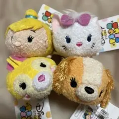 ディズニー　ツムツム　ティンカーベル　マリー　ミスバニー　レディ