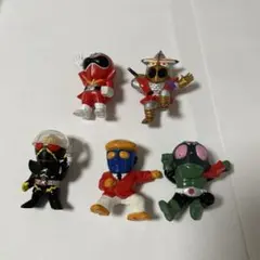東映メタルヒーローフィギュアキーホルダー全8種中5個 宇宙刑事