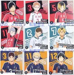 ハイキュー シール烈伝 黒尾鉄朗 孤爪研磨 青根 二口 ステッカー 夜久 月島蛍