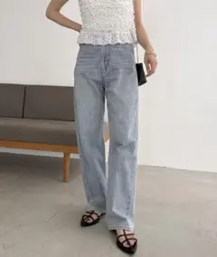 CAPRICIEUX LE'MAGE 13ozハイウエストストレートデニム PSのサムネイル