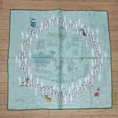 新品✨️ムーミン　ニョロニョロ　リトルミイ　リバーシブル　ガーゼハンカチ　大判