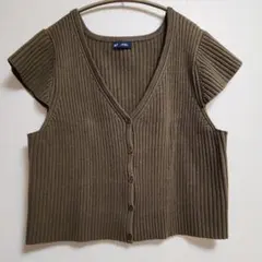 GAP ニットベスト カーキ XLサイズのサムネイル