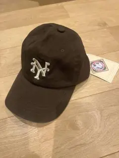 CPCM ベースボールロゴキャップ ブラウン