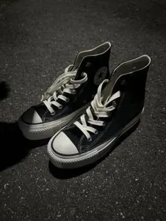 コンバース ネイビー ハイカットスニーカー