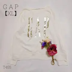 ギャップ GAP ロゴスウェット　プルオーバー　 ホワイト　【XL】のサムネイル