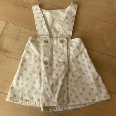 韓国子供服　monbebe 花柄デニムスカート　Mサイズ