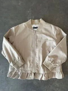 BeBe ベージュ　フリルジャケット 110