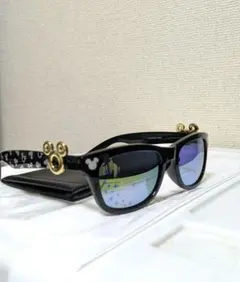 ディズニー ミッキーマウス ミラーサングラス 黒