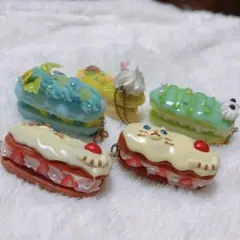 食べ物 キーホルダー ミニチュアフード ガチャガチャ フェイクスイーツ