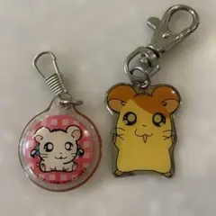 リボンちゃん とっとこハム太郎 キーホルダー レトロ レア 昔 希少
