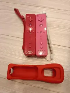 Wiiリモコン　プラス　ピンク　レッド　セット