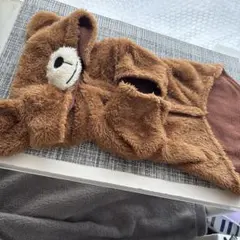 ◆犬服　犬用　2L ドッグウェア　着ぐるみ　パーカー　コスプレ 冬服　もこもこ