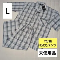 【Lサイズ】POLO メンズパジャマ ルームウェア 上下セット 薄手 紳士