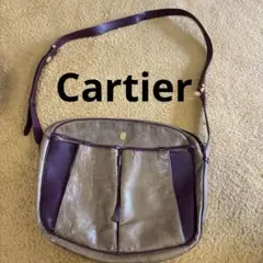 F*S様 Cartier 男女兼用ショルダーバッグ レザー バイカラーのサムネイル