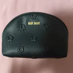 MARY QUANT ブラックドーム型ポーチ