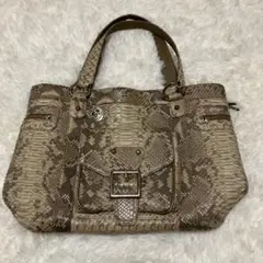 miu miu ショルダーバッグ パイソン柄 レザー イタリア製 Y2K 00s