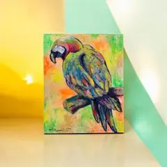 カラフルなウミガメの原画 現代アート 絵画 キャンバス ハワイ 動物画
