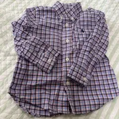 Ralph Lauren チェック柄 長袖シャツ 24M