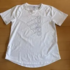 adidas AEROREADY ホワイト Tシャツ J/M