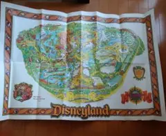 カリフォルニア ディズニーランド ビンテージ 園内マップ【超希少/1978年】のサムネイル