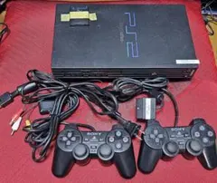 PS2 本体 コントローラー2個付きジャンク品