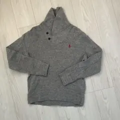 ポロラルフローレン ショールカラーニット グレー XS