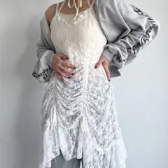 apresjourmignon アソートドロストキャミチュニック　オフホワイト