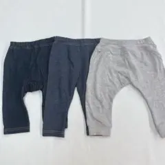 西松屋　ベビー　パンツ　3点セット　60〜70cm 70〜80cm 0〜1歳向け