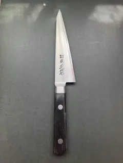 ★新品送料込★堺菊守ステンレスゴールド鋼本割込牛刀包丁180mm口金付黒柄 ☆新品送料込☆堺菊守ステンレスゴールド本割込牛刀包丁180mm銅巻口金