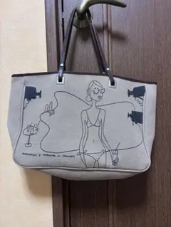 barbara rihl トートバッグ キャンバス フランス製のサムネイル