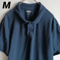 OLD NAVY　オールドネイビー　半袖ポロシャツ　無地シンプル　ネイビー　M