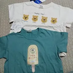 100cm　フタフタ　ブリーズ　半袖Tシャツ　2枚セット【新品】のサムネイル