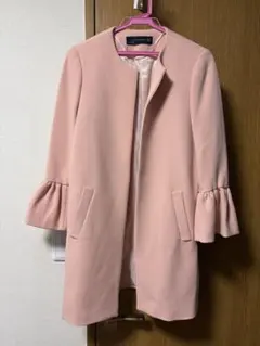 【未着用】ZARA_袖フリルコート