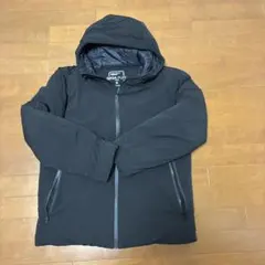 ギガパフフュージョンダウン(R)フーディー　ブラック　L　workman