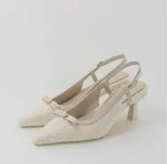 マルイ様専用 パールリボンクラシカルパンプス