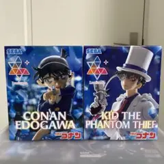 コナン・エドガワ & 怪盗キッド フィギュア 2体セット