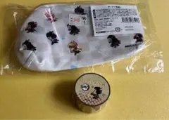 鬼滅の刃　にゃふぉるめ　マスキングテープ　ポーチ