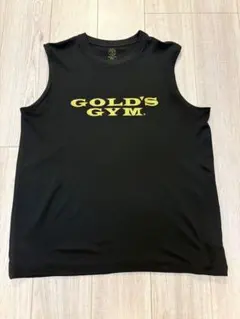 【完売品】ゴールドジム ノースリーブ タンクトップ 2XL ブラック×ゴールドのサムネイル