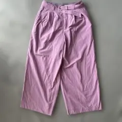 BEAMS HEART ピンク ワイドパンツ S