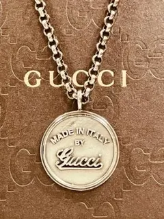 【超美品】GUCCI  ネックレス 男女兼用　SV925 細美武士 GUCCI コイン ネックレス 男女兼用 SV925 細美武士 - メルカリ