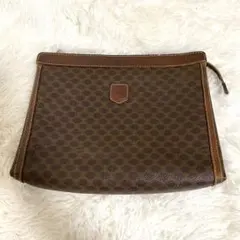 【CELINE】 セリーヌ セカンドバッグ クラッチバッグ マカダム柄　124